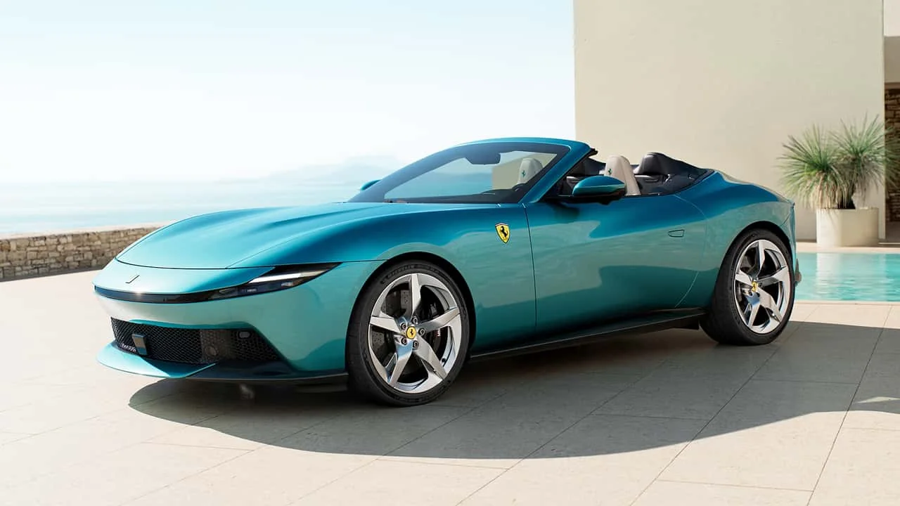 Ferrari Unveils Powerful Open-Top Roadster