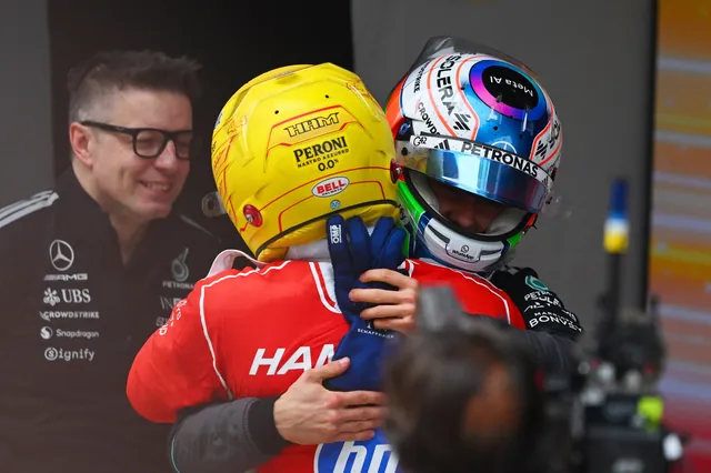 Hamilton Shares Podium with Former Teammate and Young Prodigy