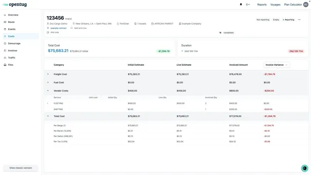 BargeOS Reaches New Heights in Voyage Management