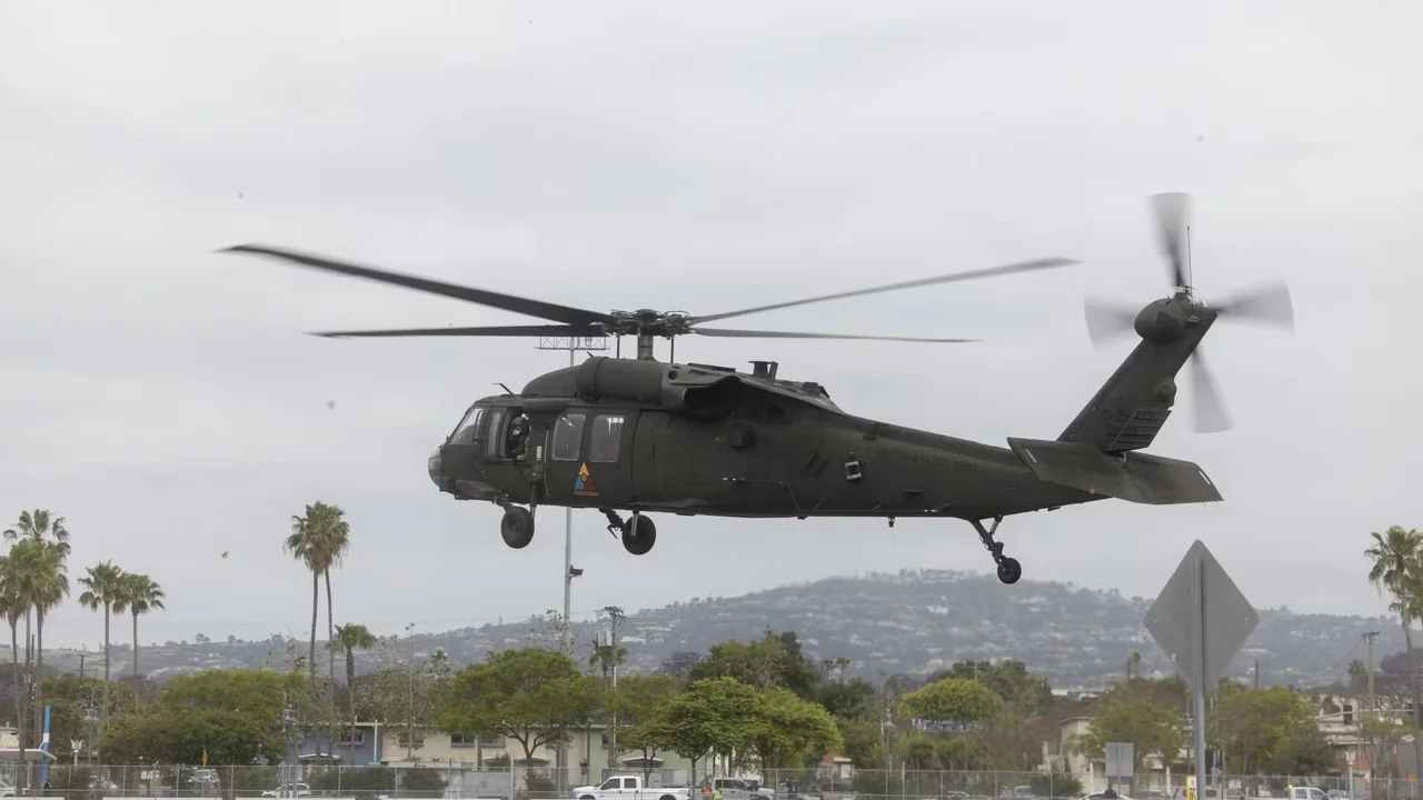 Narrow Escape Over Orange County