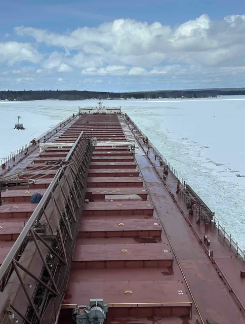 Great Lakes Shipping Grounded by Ice Conditions