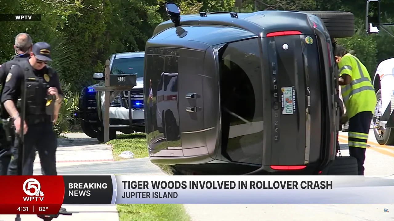 Tiger Woods' Latest Car Crash Raises Concerns About His Driving Abilities