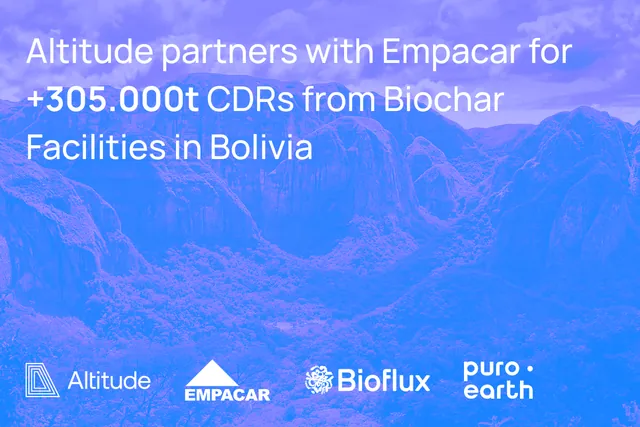 Altitude Partners With Empacar Bolivia To Reach Historic Carbon Removal Milestone