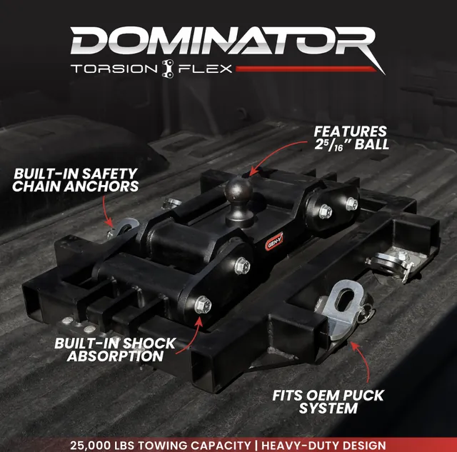 Towing Innovation: GEN-Y Hitch Unveils DOMINATOR Gooseneck Ball