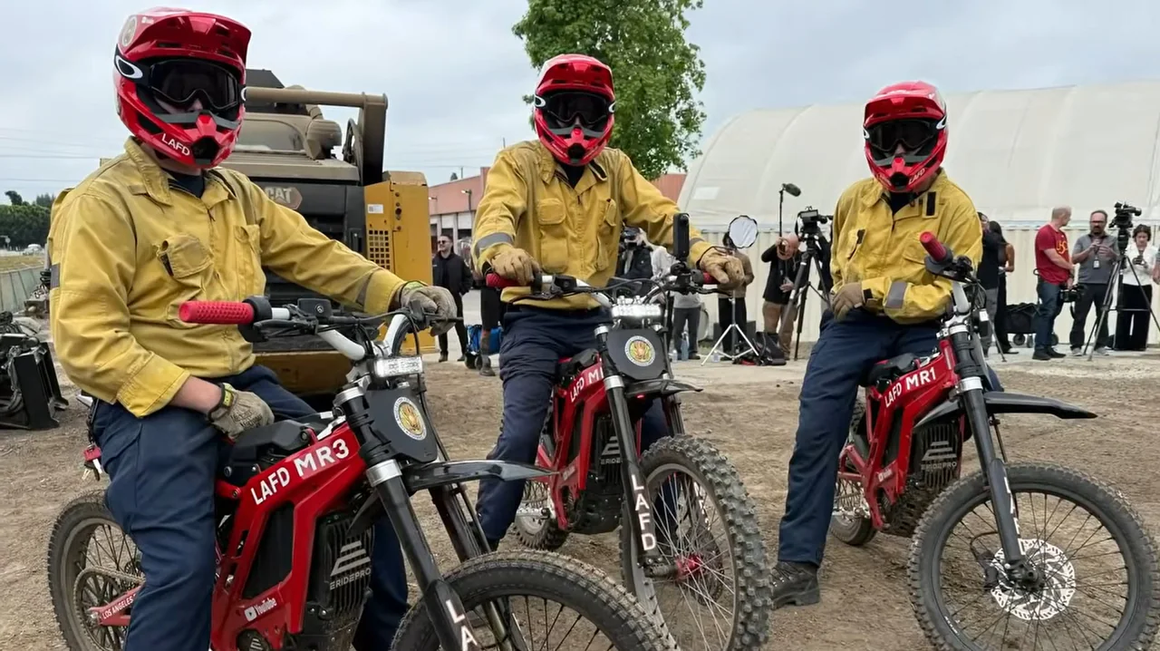 LA Fire Department Gets Electric Motorcycles to Tackle Traffic Congestion