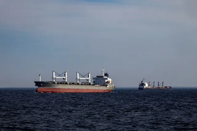 Ukraine Drone Attack Sinks Cargo Ship in Sea of Azov