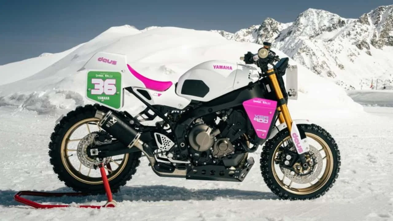 Yamaha XSR900 Transformed Into Flat-Track Ice Racer
