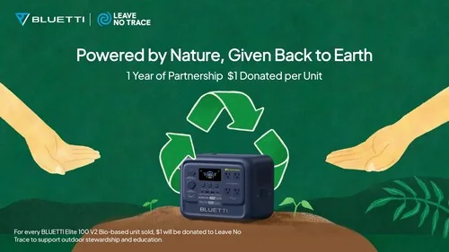 BLUETTI & Leave No Trace Join Forces for Eco-Friendly Power Station Initiative