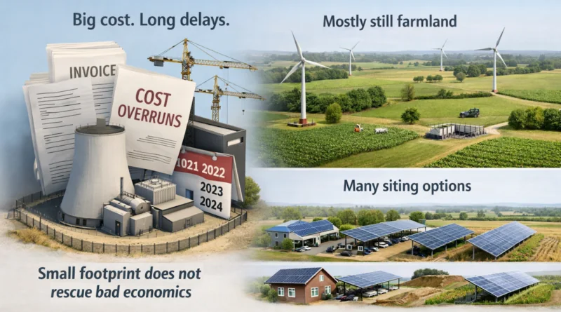 Nuclear Land Use Canard Debunked