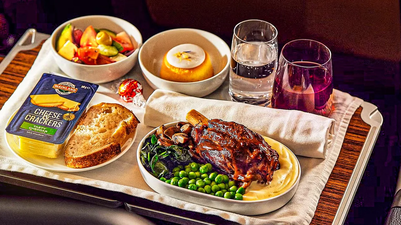 Elevated Eats in Premium Economy