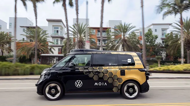 Self-Driving Volkswagen ID. Buzz Vehicles Join Ride-Sharing Giant