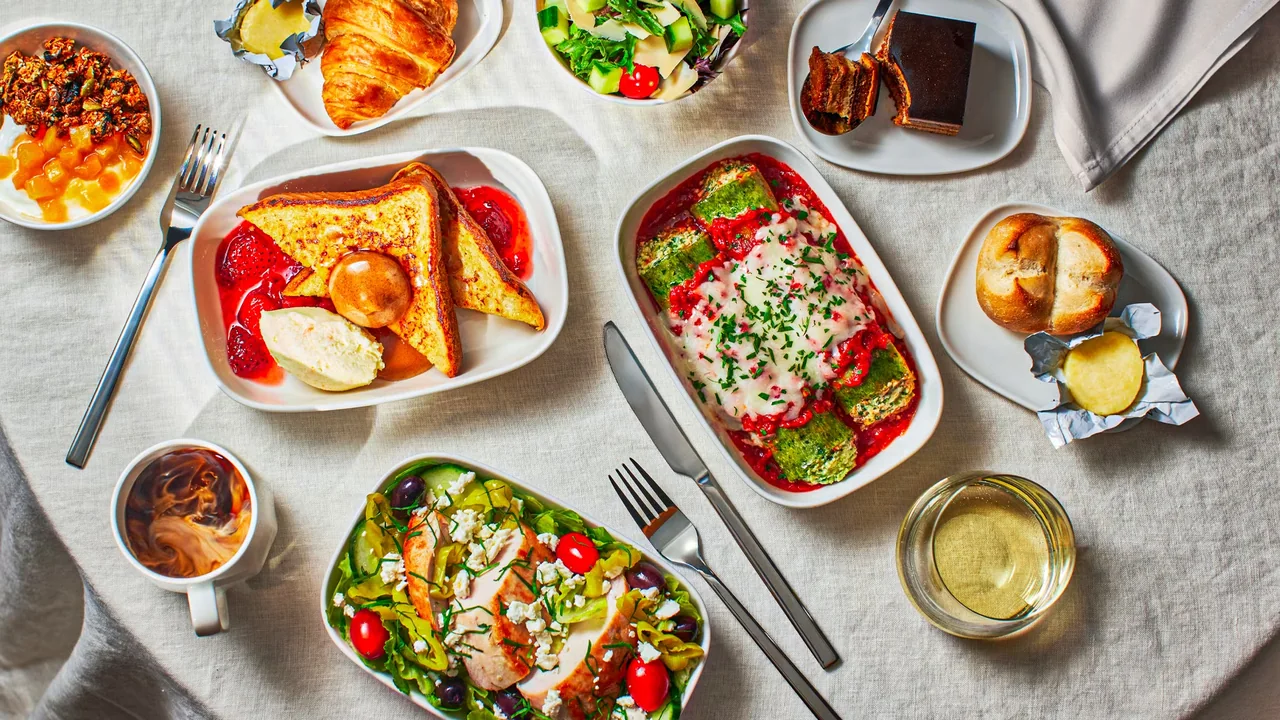 Airlines Refresh Inflight Dining Menus for Spring