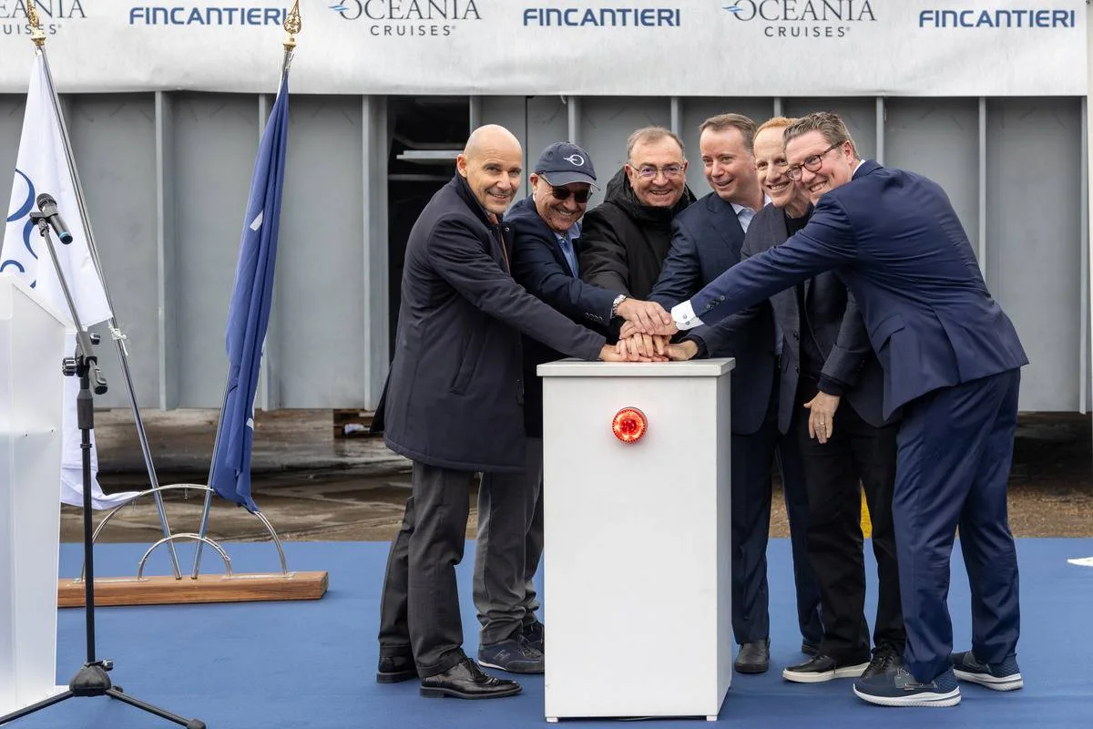 Fincantieri Lays Keel of Oceania Sonata Cruise Ship in Italy