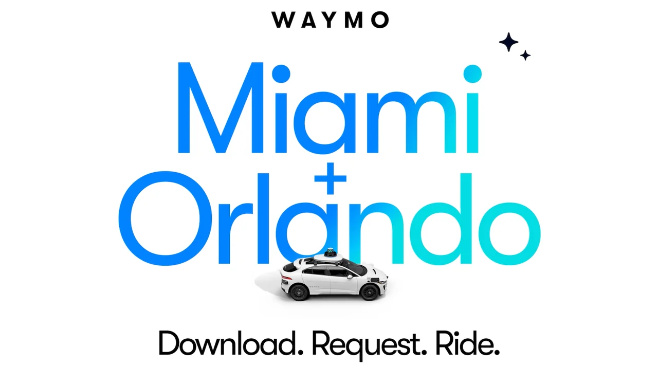 Waymo Opens Roads to Everyone in Miami & Orlando