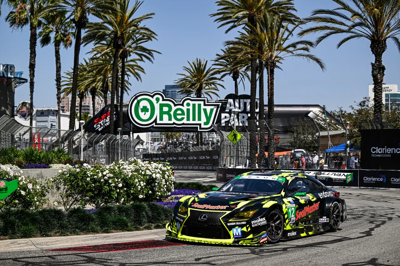 Wickens Wins Pole, but Lexus Wins GTD at Long Beach