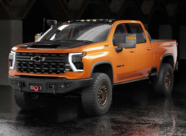AEV's Chevy Silverado HD ZR2 Bison is Unmissable in Tangier Orange
