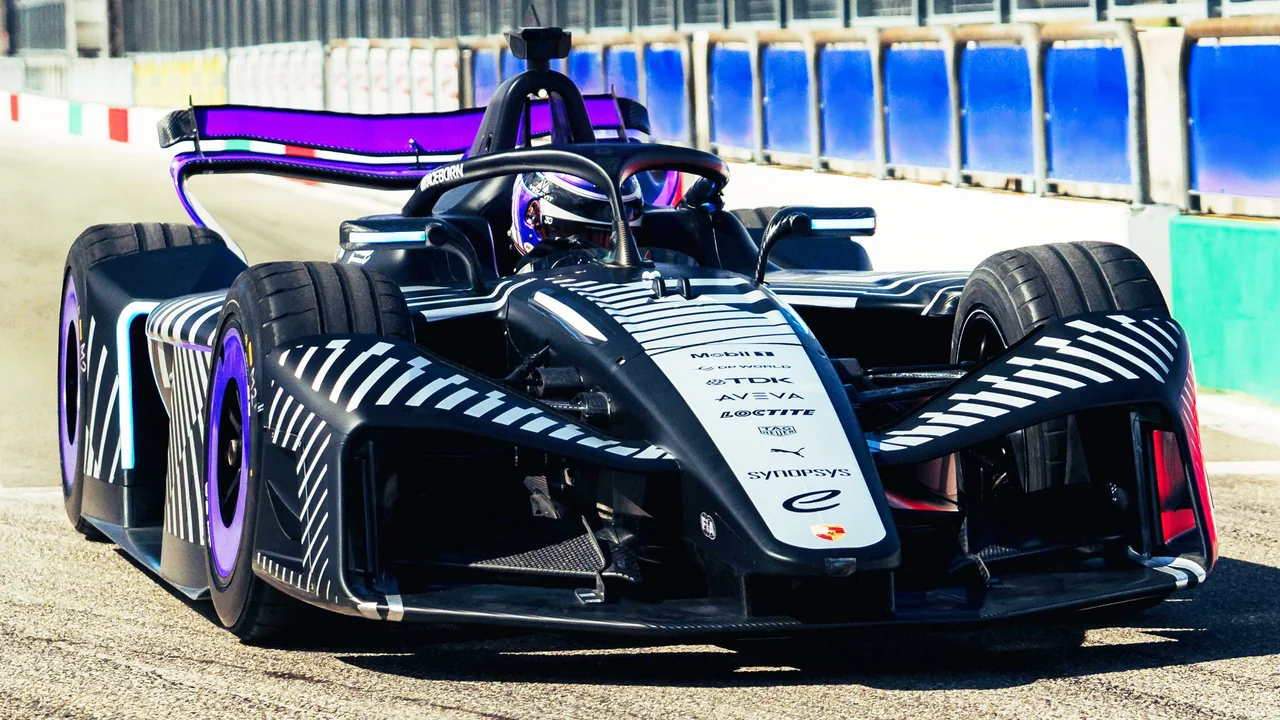 Porsche Unveils GEN4 Formula E Car with Aggressive Design