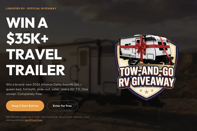 Liquified Launches Second Annual Free RV Giveaway