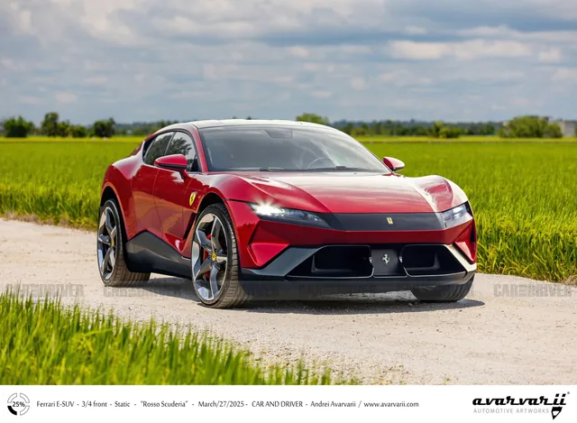 Ferrari Luce EV: A Revolutionary Electric Vehicle with a Glassy, Glossy Interior