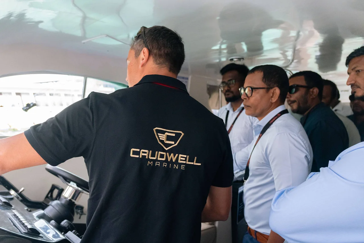 Caudwell Presents AX300 Diesel Outboard in Maldives