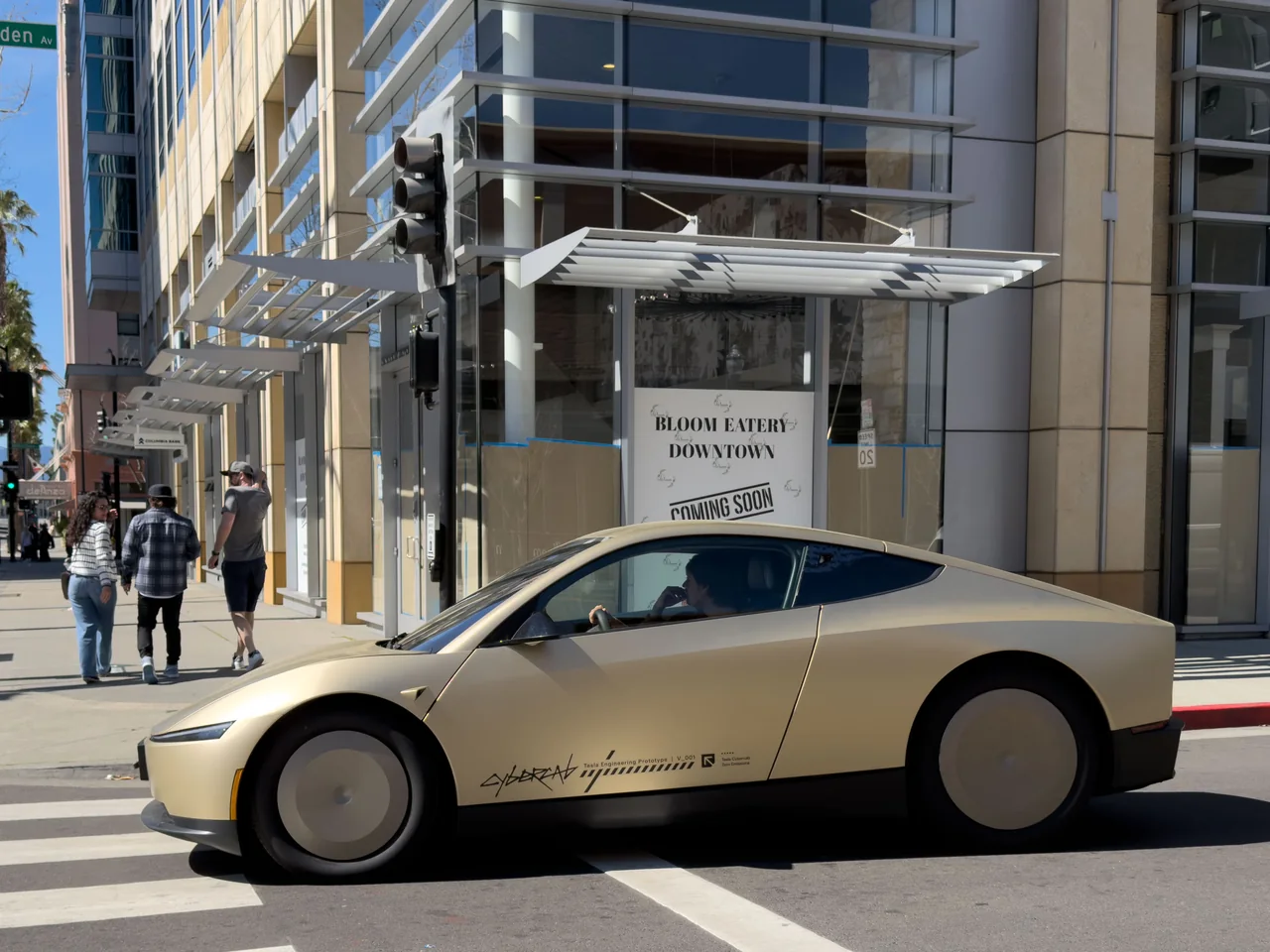 Tesla's Electric Roadster Takes Center Stage