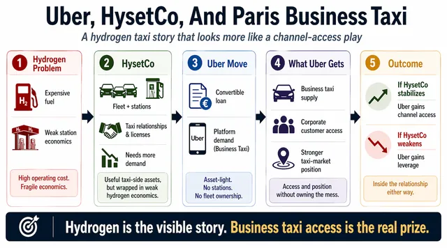 Uber Invests Heavily In Hydrogen Taxis Amid Questionable Economics