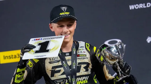 Teenage Supercross Star Claims Championship