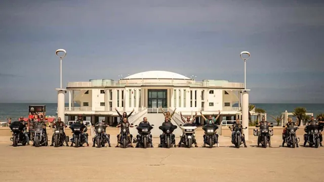 Motorcycle Festival Takes Over Italian Beach Town