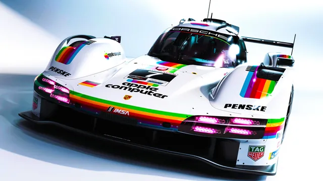 Porsche Revs Up 75 Years of Racing with Retro Apple Tribute