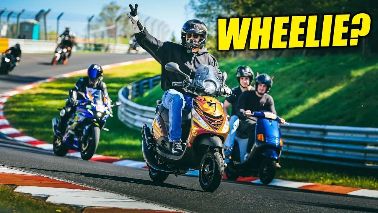 Racing a Scooter at the Nurburgring: A Thrill-Seeker's Nightmare