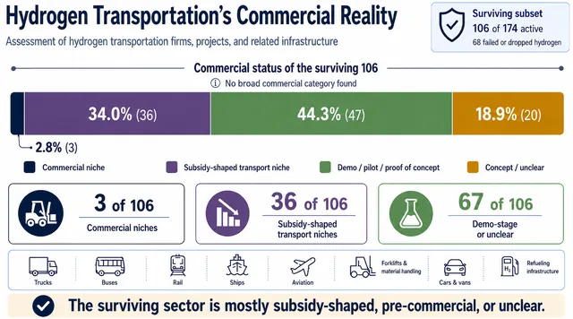 Hydrogen Transportation After HVS: Narrow Niches, Big Subsidies, Long Pilots