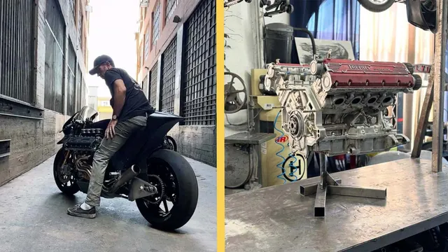 Ferrari-Powered Motorcycle Sells for Record-Breaking Price