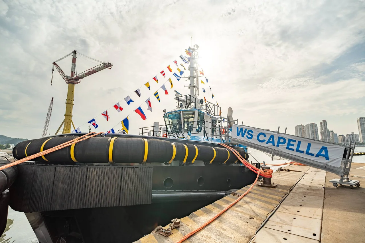 Wilson Sons Launches Tugboat to Operate in Port of Santos