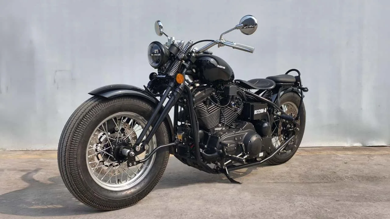 Chinese Hardtail Cruiser Gets Harley-Davidson Power