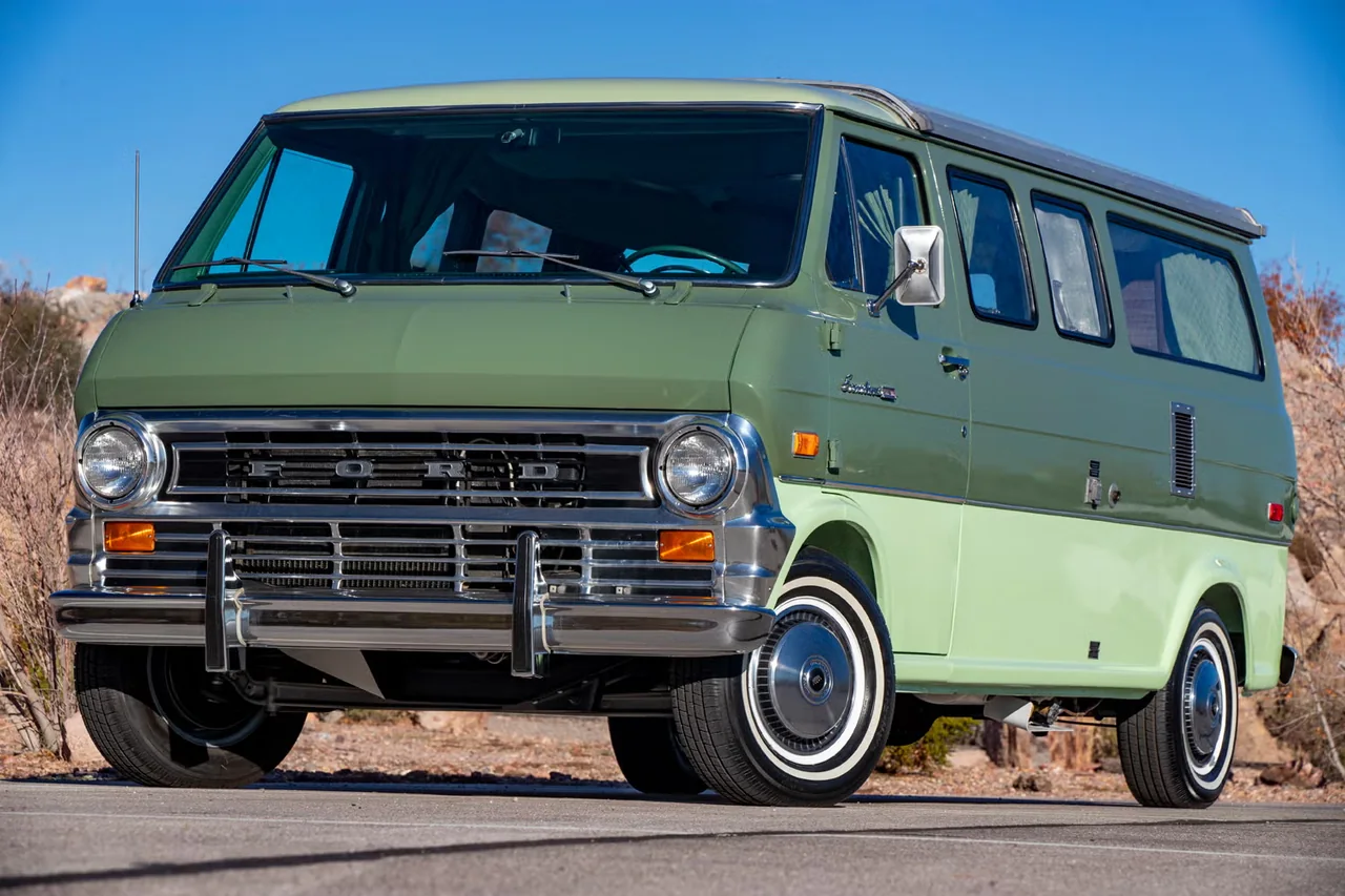 A Vintage Van Down by the River: 1972 Ford Econoline Camper on Bring a Trailer