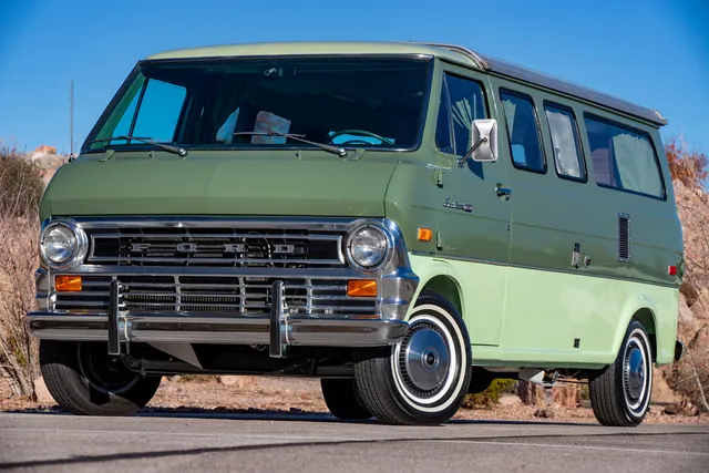A Vintage Van Down by the River: 1972 Ford Econoline Camper on Bring a Trailer