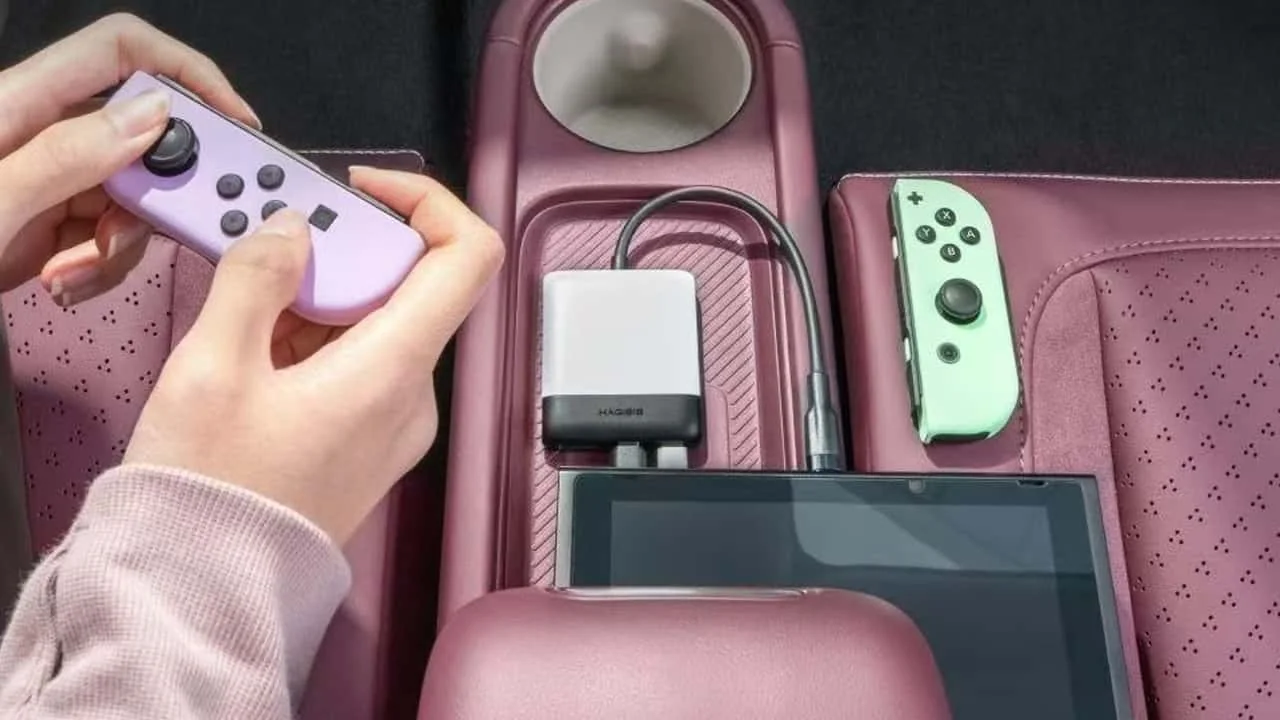 Nintendo Switch in an Electric Vehicle
