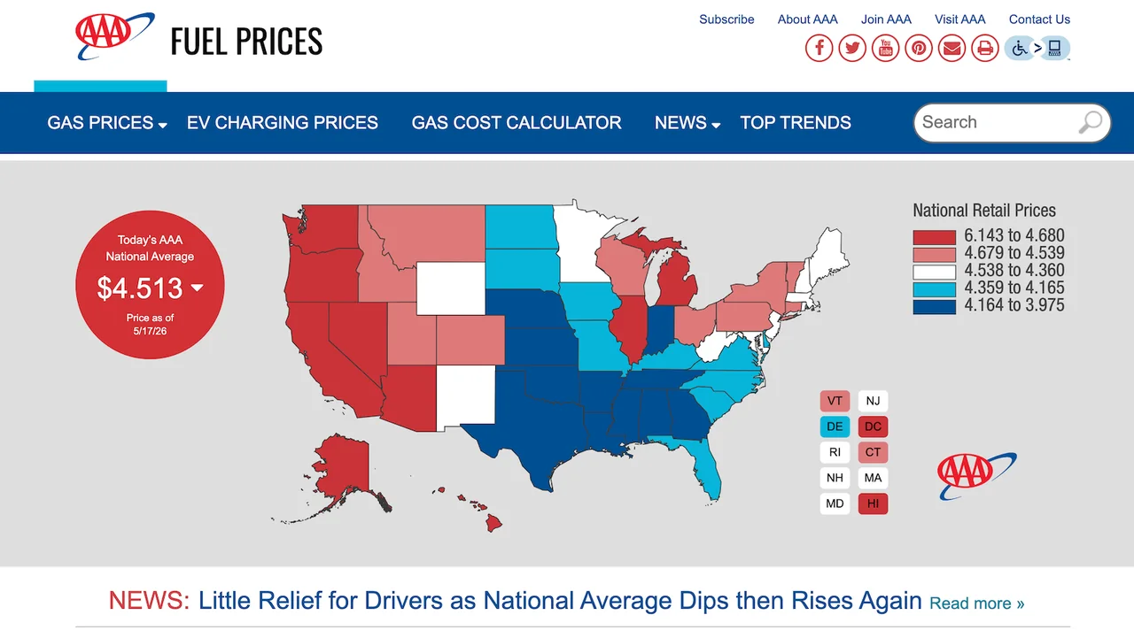 Gas Prices Skyrocket 56% in USA Amidst Middle East Tensions