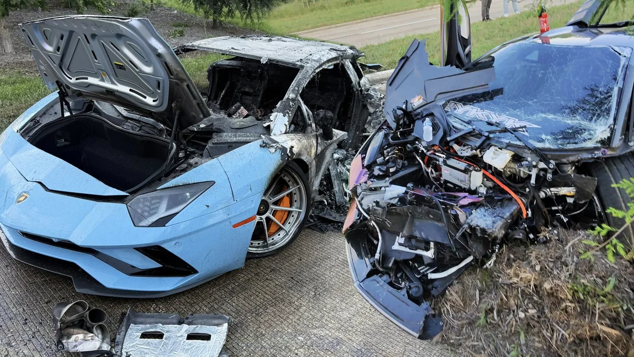 Luxury Car Crash Chaos