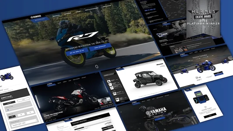 Yamaha Motorsports Takes Top Honors with Hermes Creative Awards