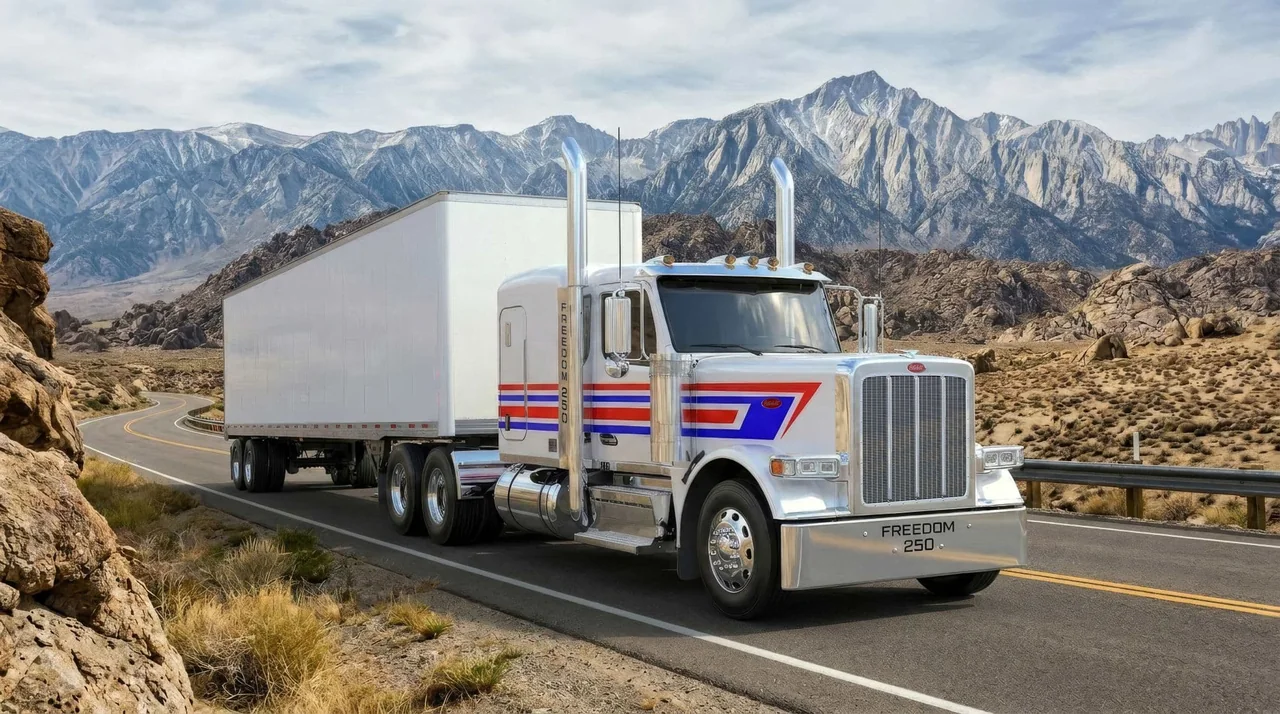 Limited-Edition Peterbilt Truck Honors America's Birthday