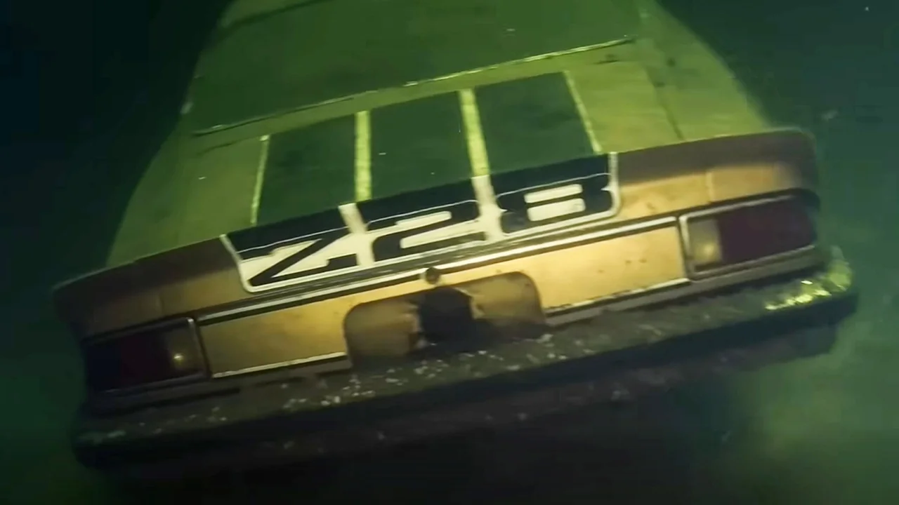 Underwater Camaro Discovery Sparks Mystery