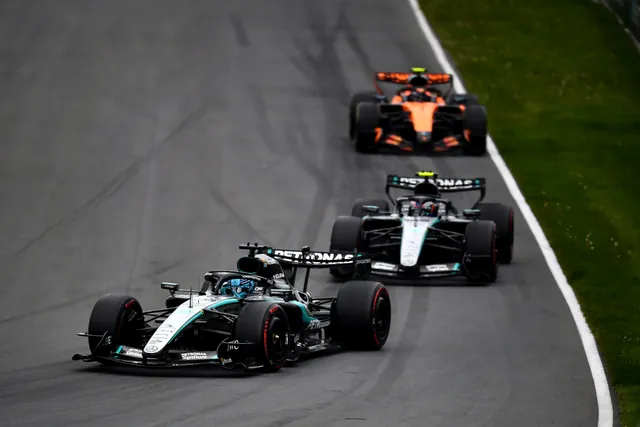 F1 Driver's Headrest Thrown onto Track After PU Failure