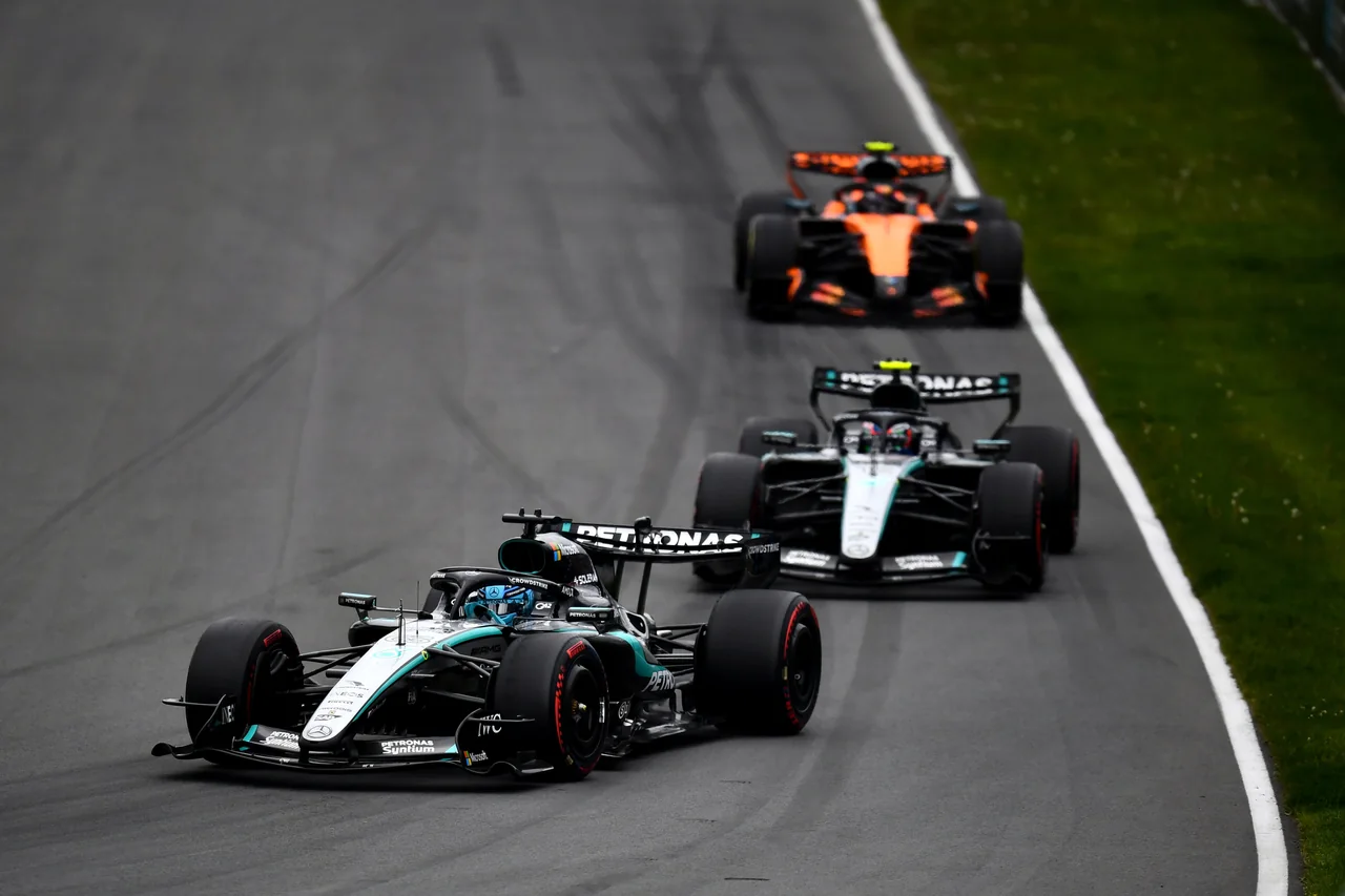 F1 Driver's Headrest Thrown onto Track After PU Failure