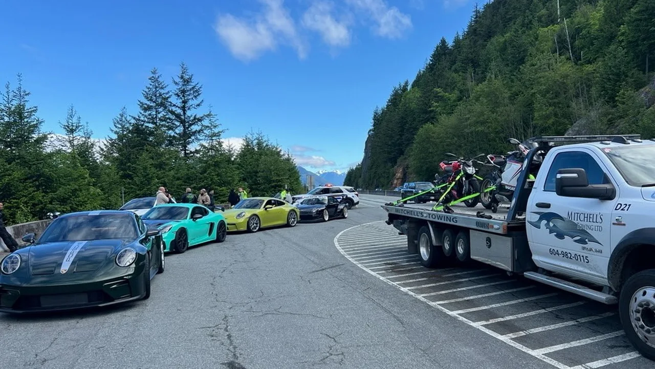 Canada's Sea to Sky Highway Sees Record Weekend of Excessive Speeding