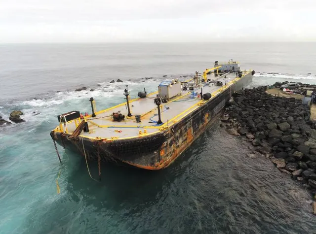 Fuel Removed from Barge Grounded off Puerto Rico Harbor