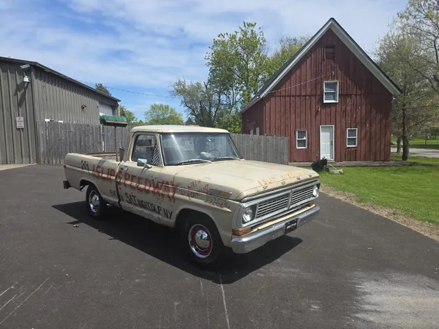 Vintage Ford Pickup Truck Brings Demolition Derby Days to Life