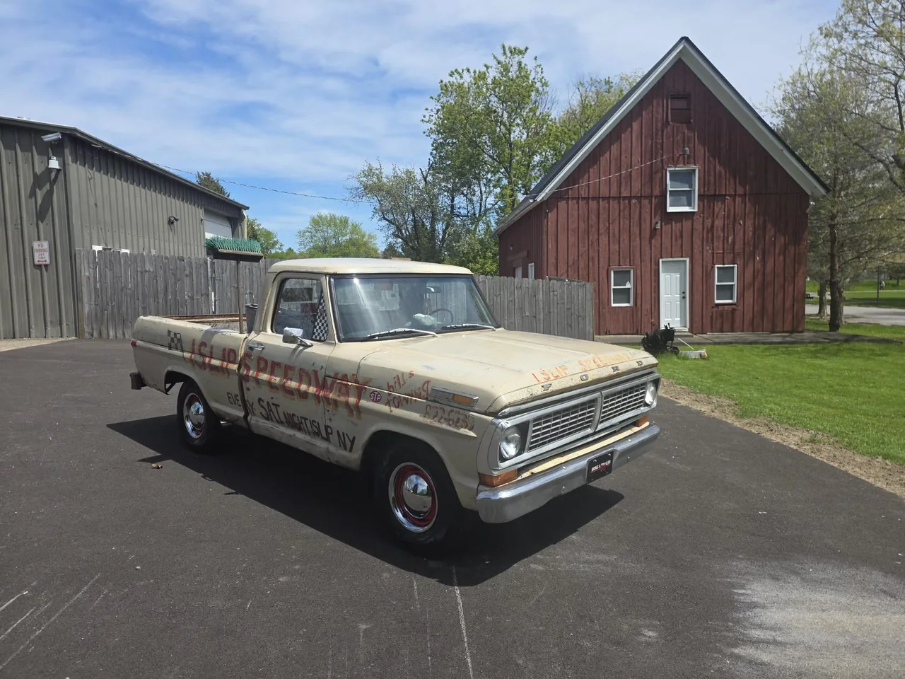 Vintage Ford Pickup Truck Brings Demolition Derby Days to Life