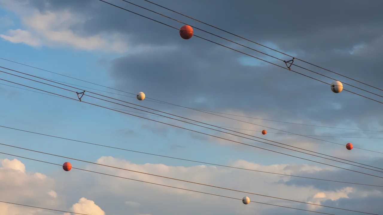Why Power Lines Have Orange Balls