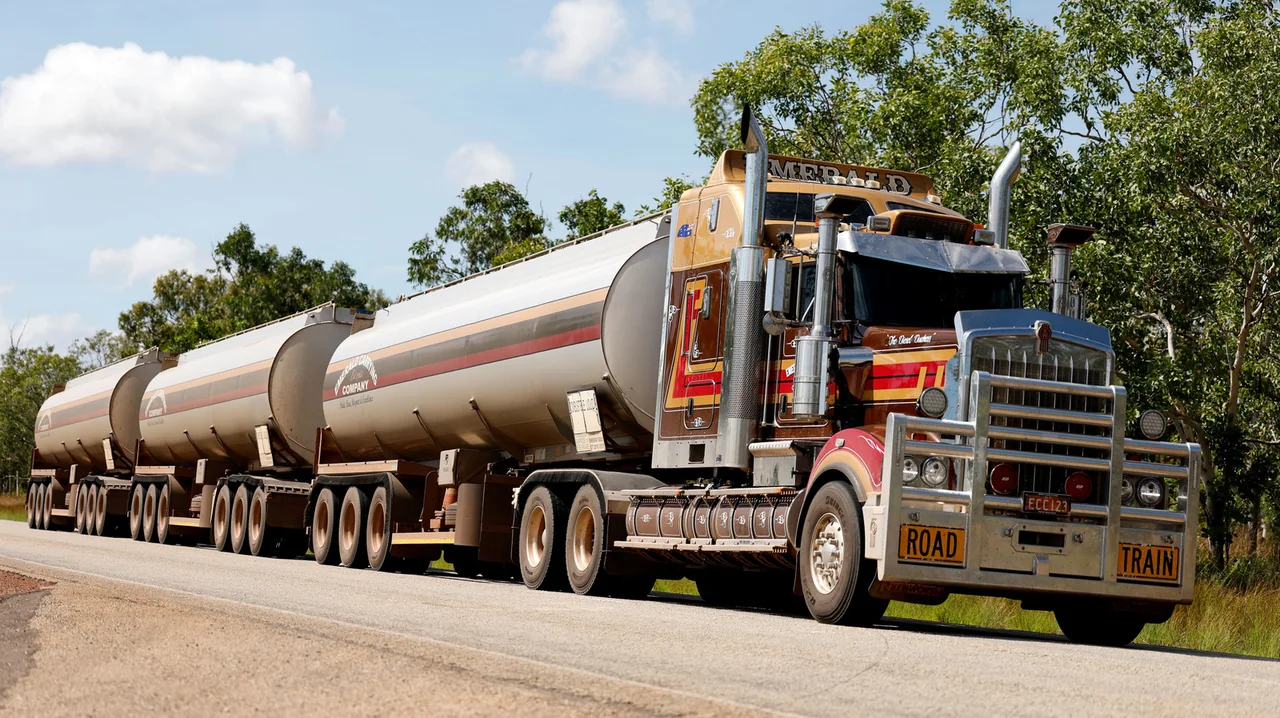 Australian Road Trains Outsize American Semi Trucks
